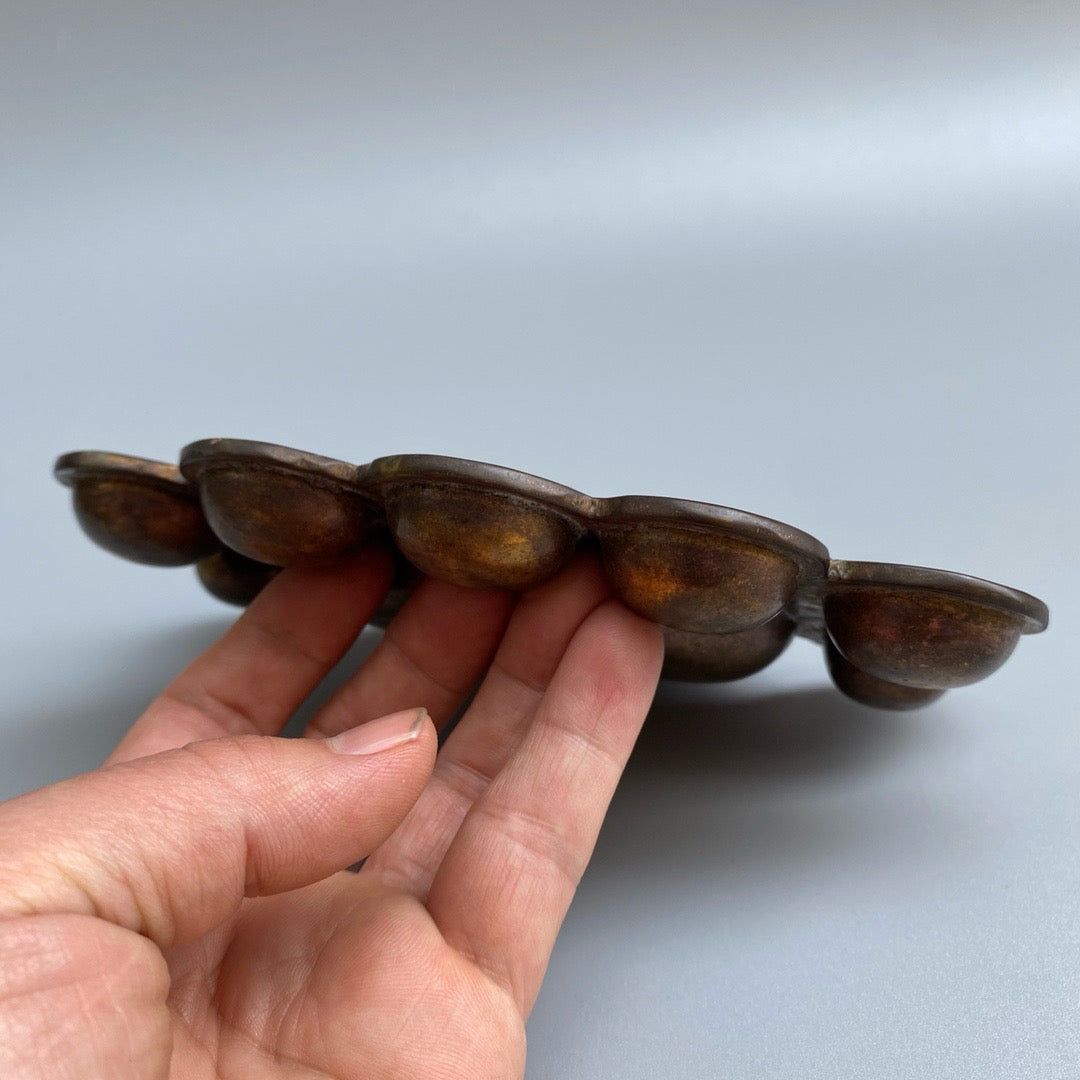 Chinese antique pure copper color palette