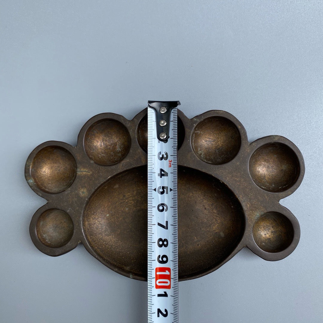 Chinese antique pure copper color palette