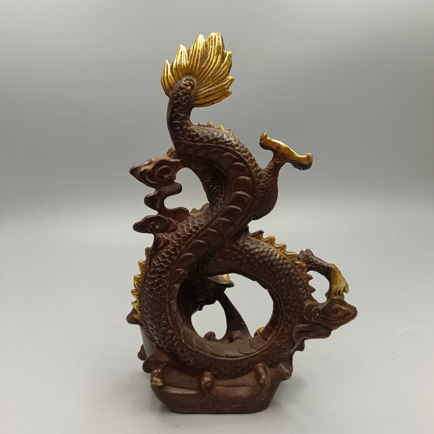 Chinese antique pure copper play water faucet