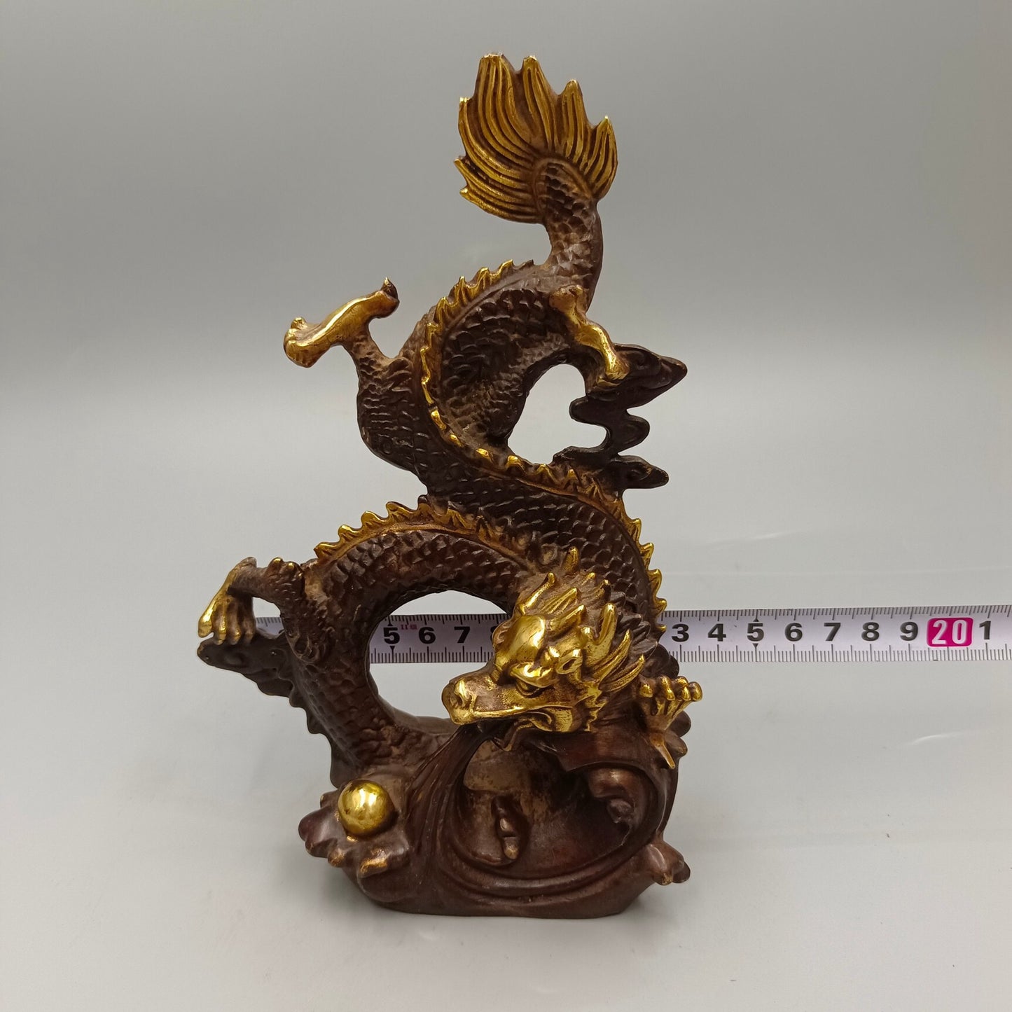 Chinese antique pure copper play water faucet