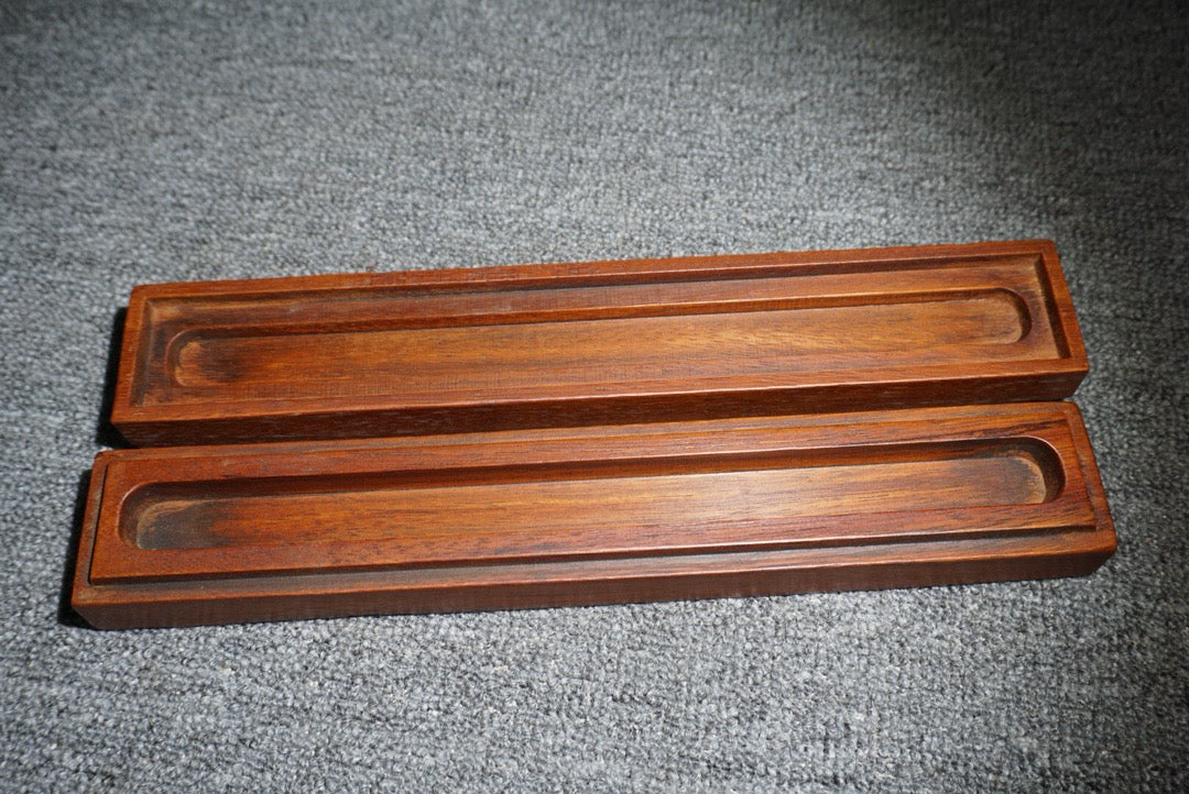 Chinese antique rosewood carving brush box