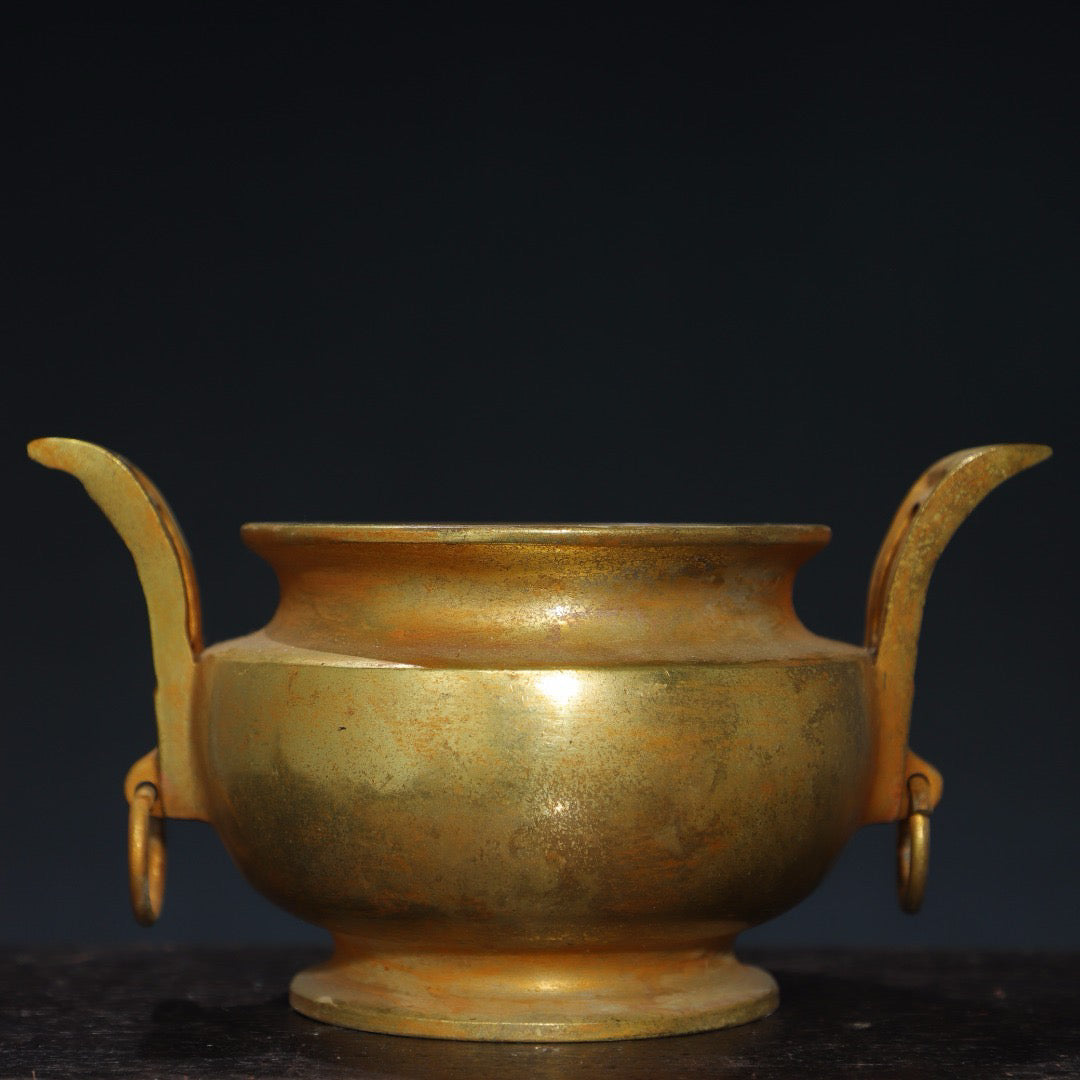 Pure copper incense burner