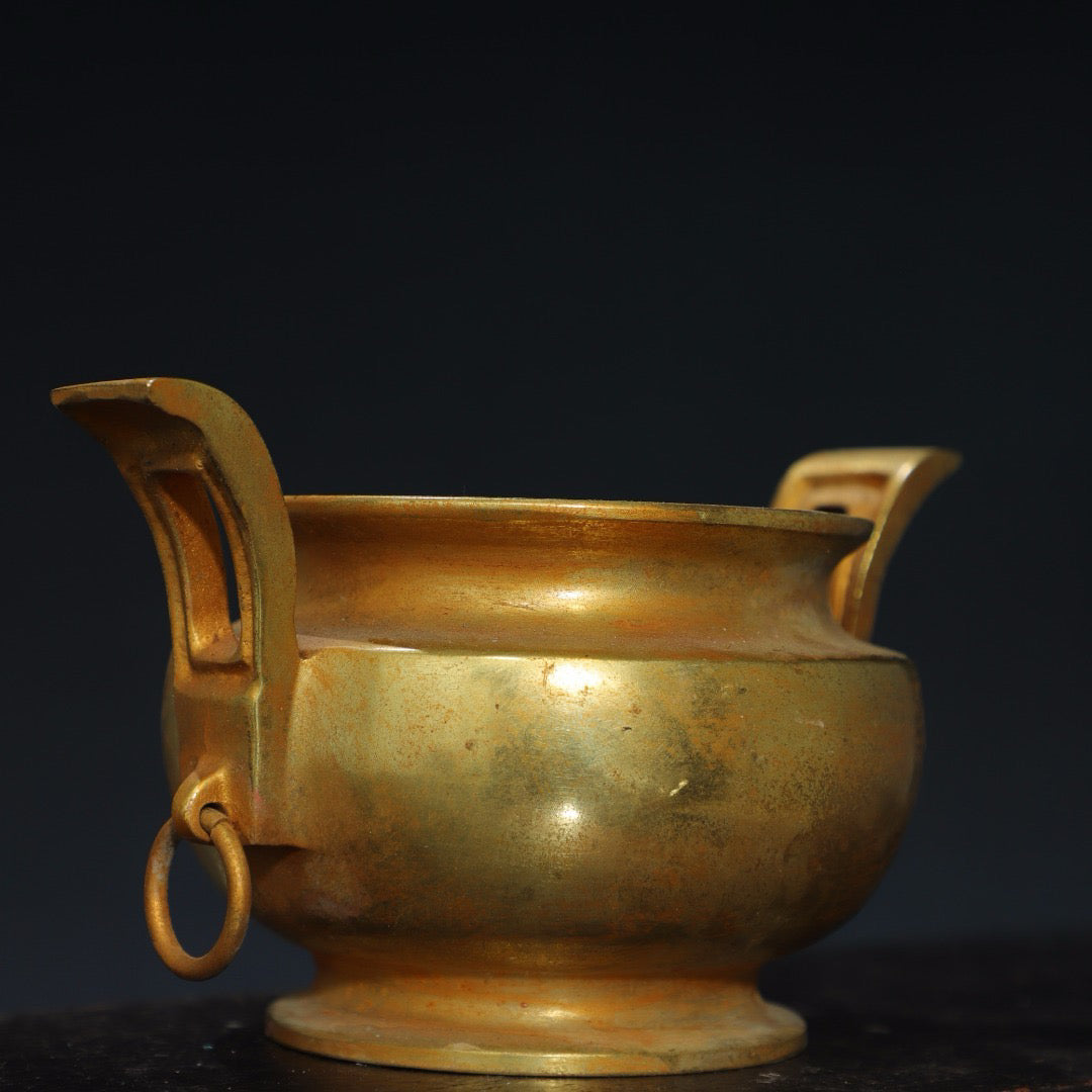 Pure copper incense burner