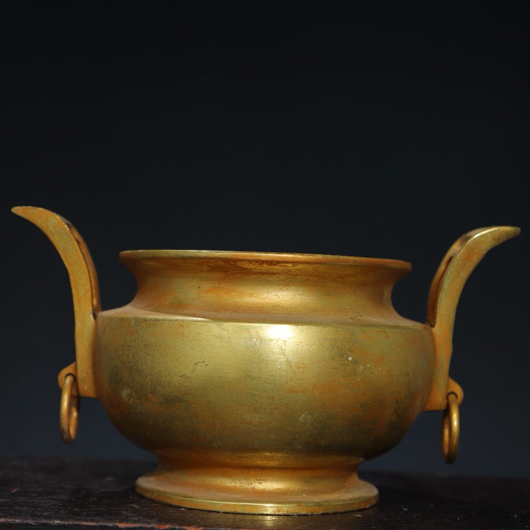 Pure copper incense burner