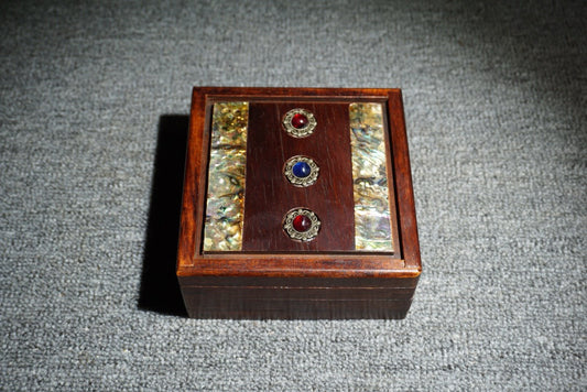 Chinese antique rosewood mechanism box