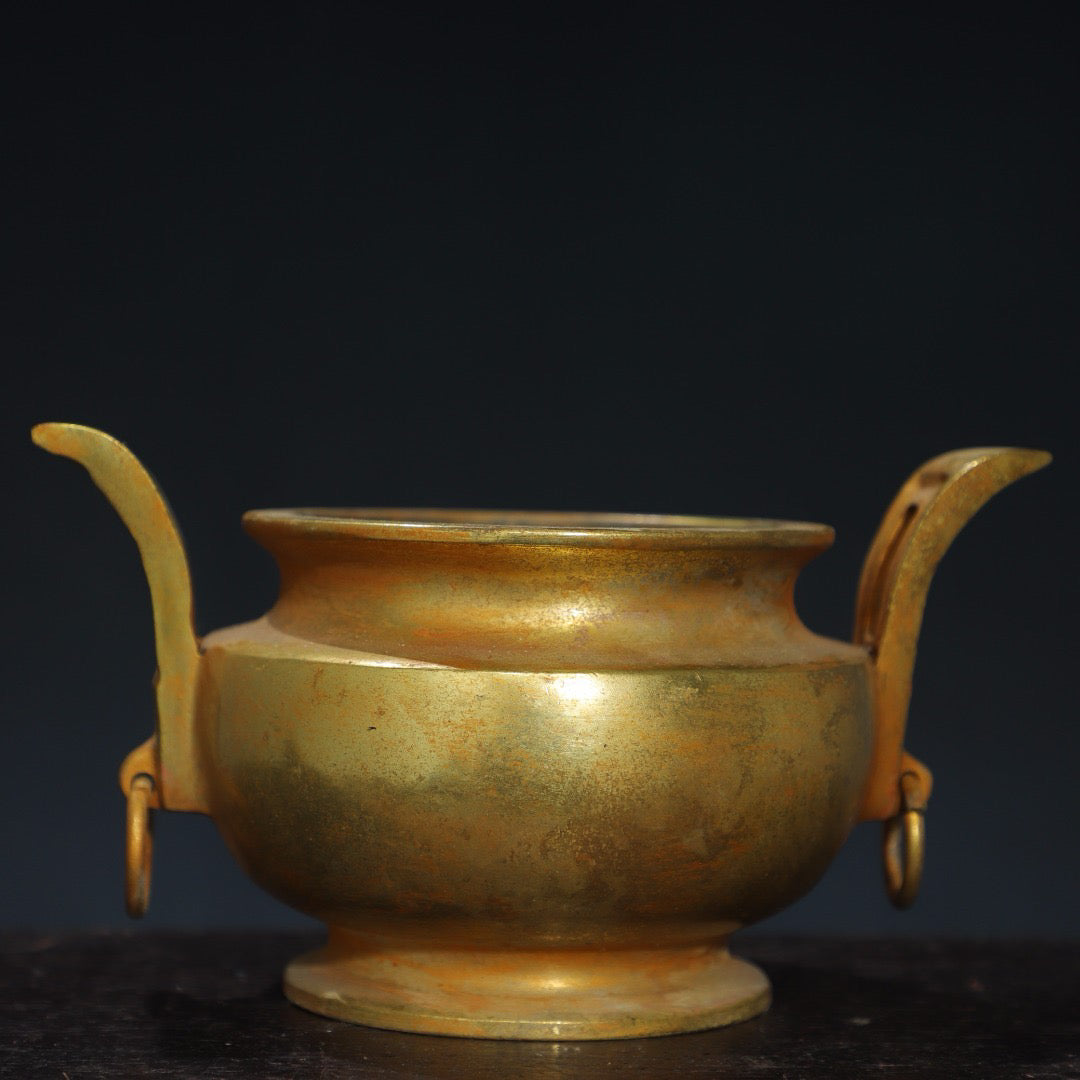 Pure copper incense burner