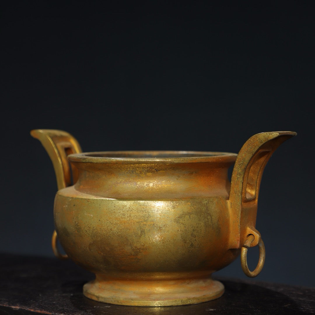 Pure copper incense burner