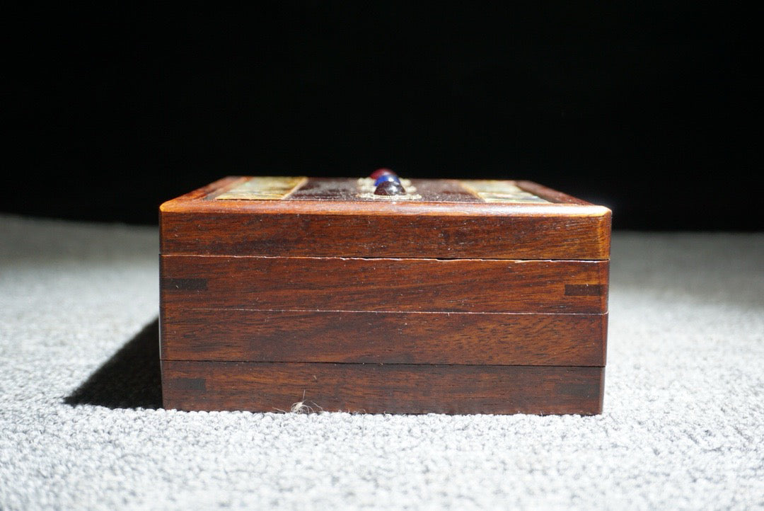 Chinese antique rosewood mechanism box