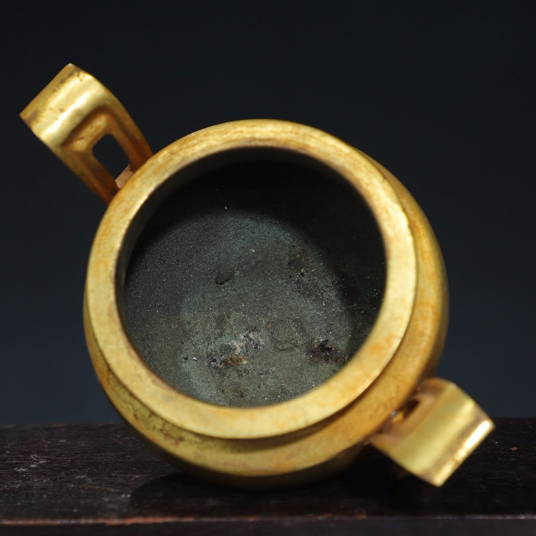 Pure copper incense burner