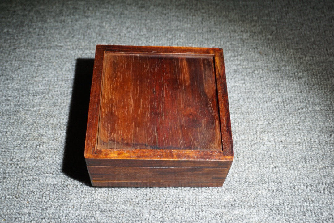 Chinese antique rosewood mechanism box
