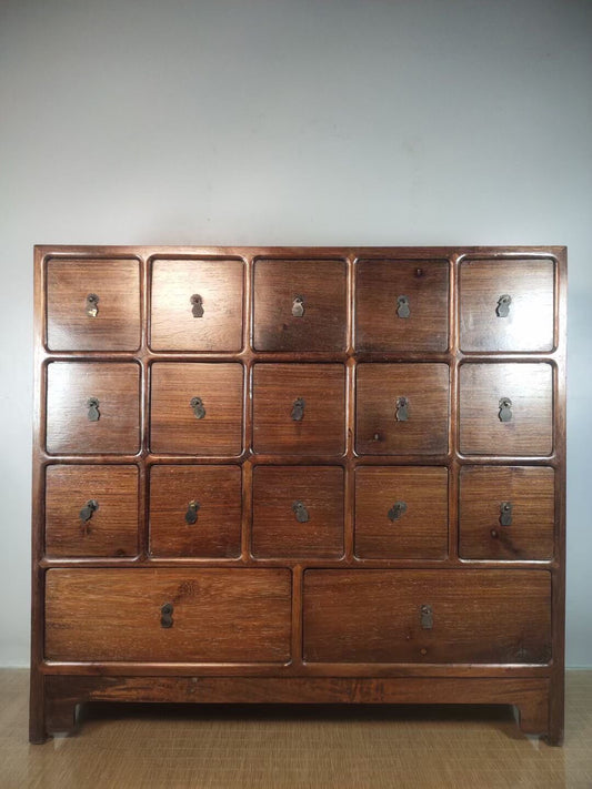 Chinese antique rosewood medicine box