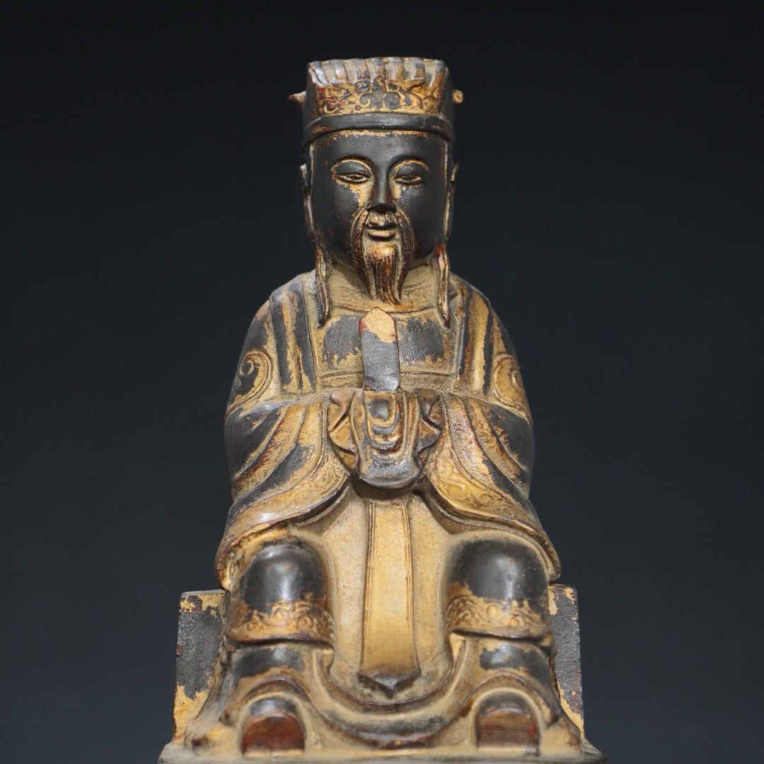 Pure copper Buddha statue