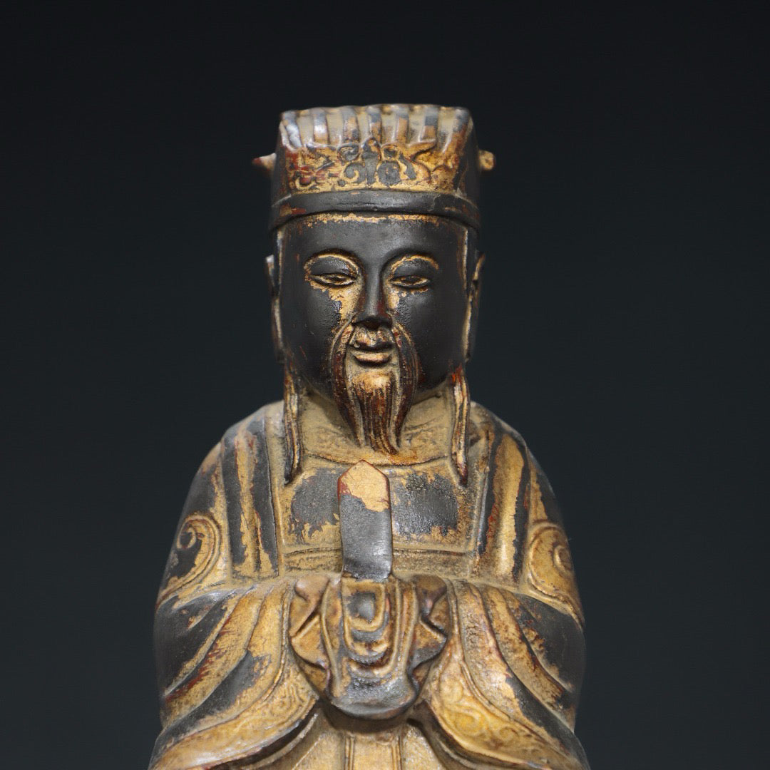 Pure copper Buddha statue