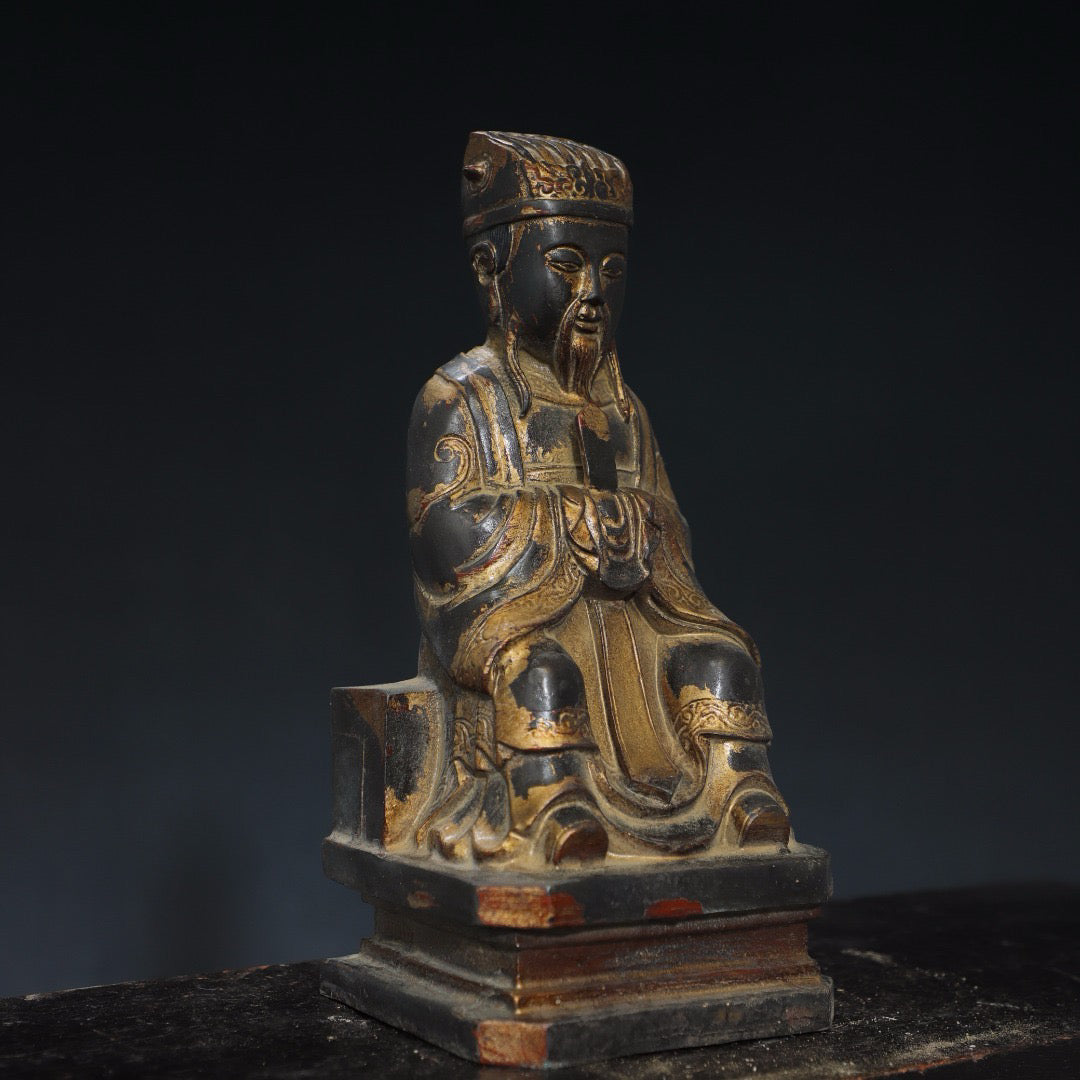 Pure copper Buddha statue