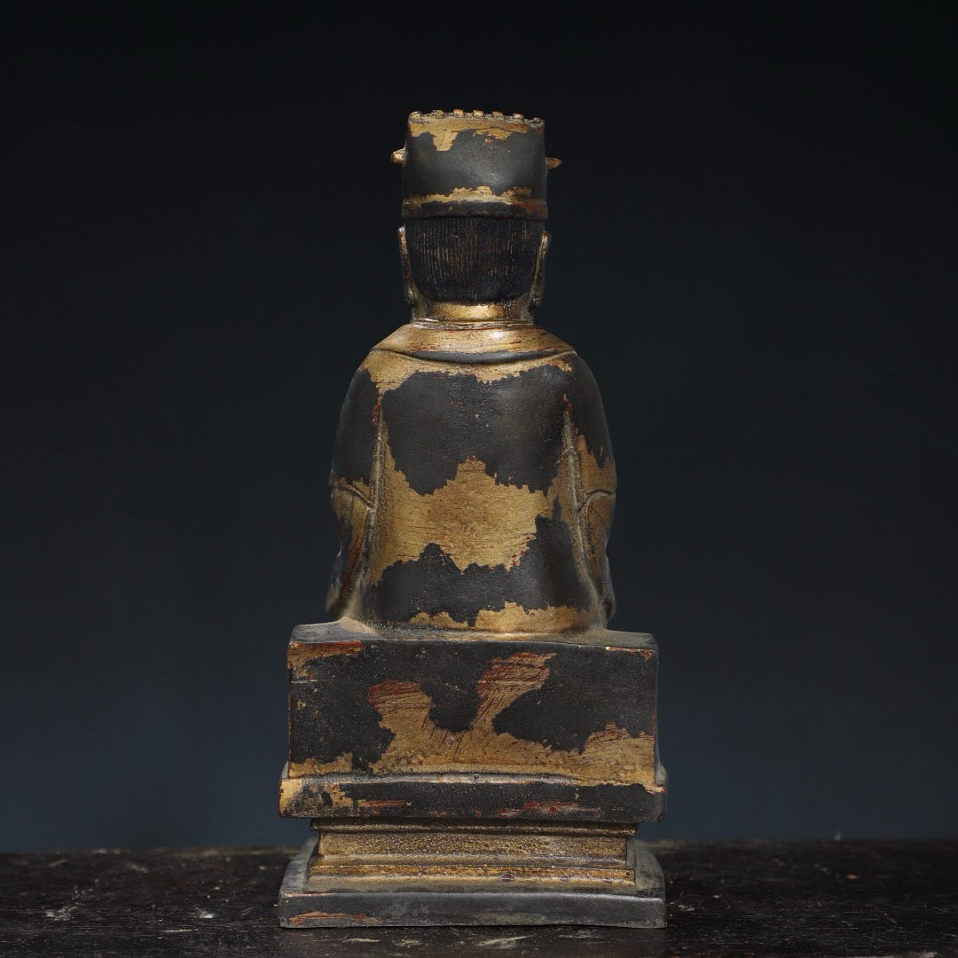 Pure copper Buddha statue