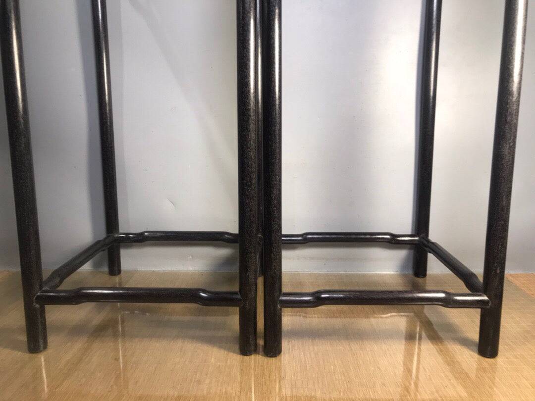 Chinese antique pear wood flower rack