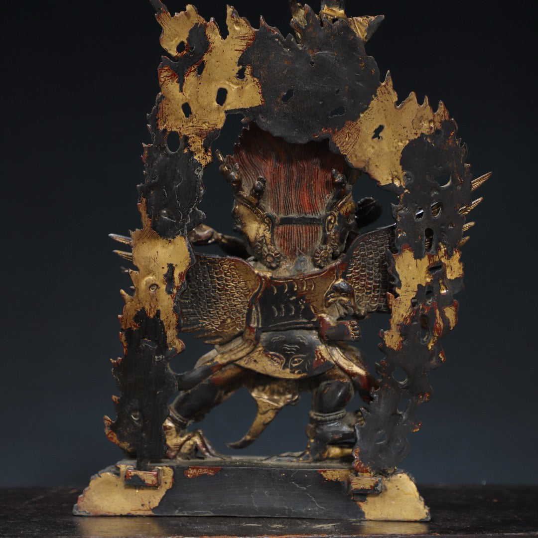 Pure copper Buddha statue