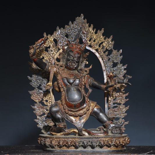 Pure copper Buddha statue