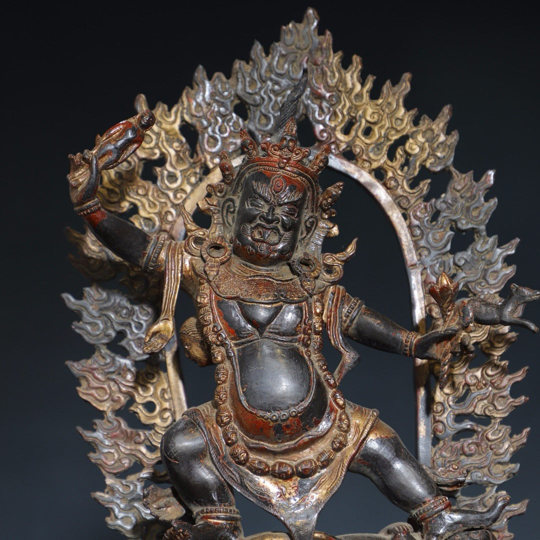 Pure copper Buddha statue