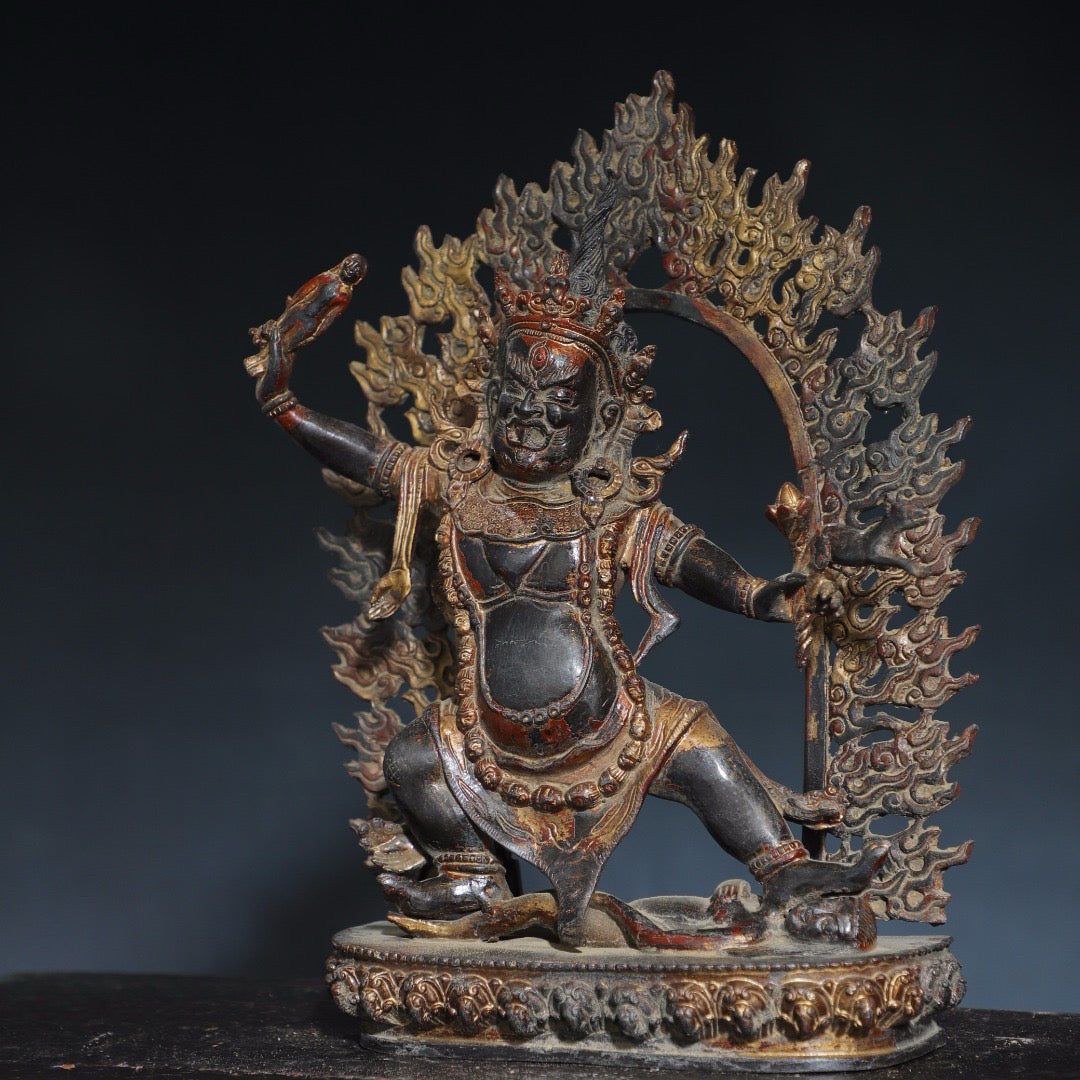Pure copper Buddha statue