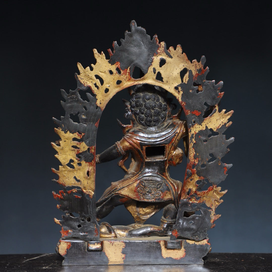 Pure copper Buddha statue