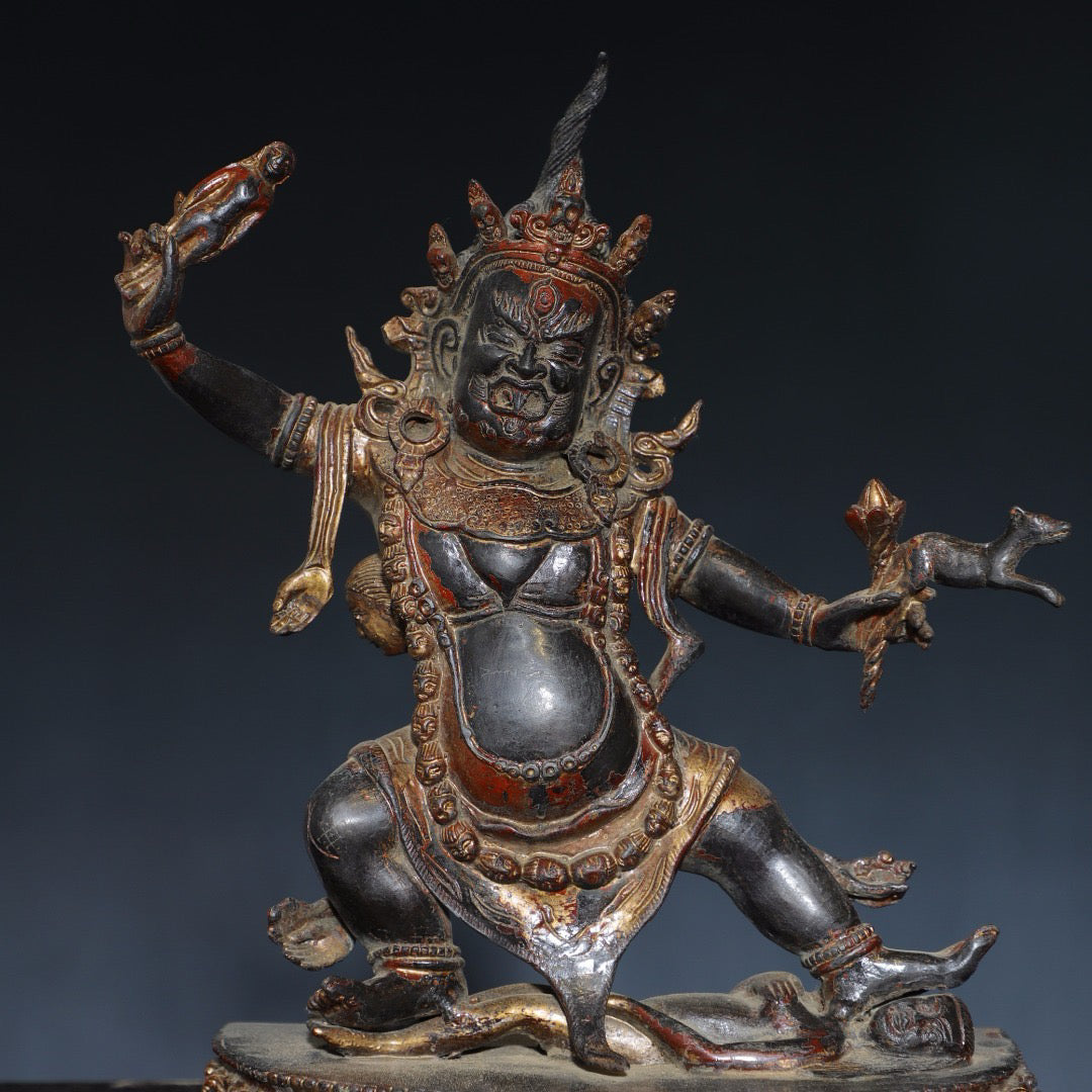 Pure copper Buddha statue