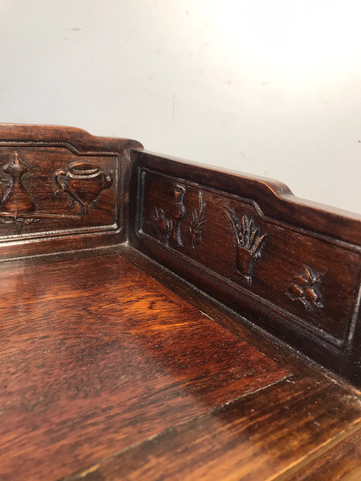 Chinese antique rosewood Arhat bed