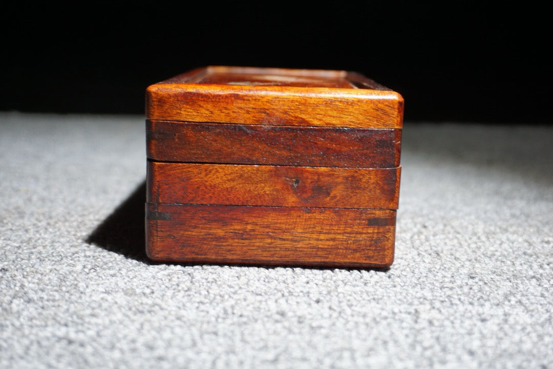 Chinese antique rosewood mechanism box