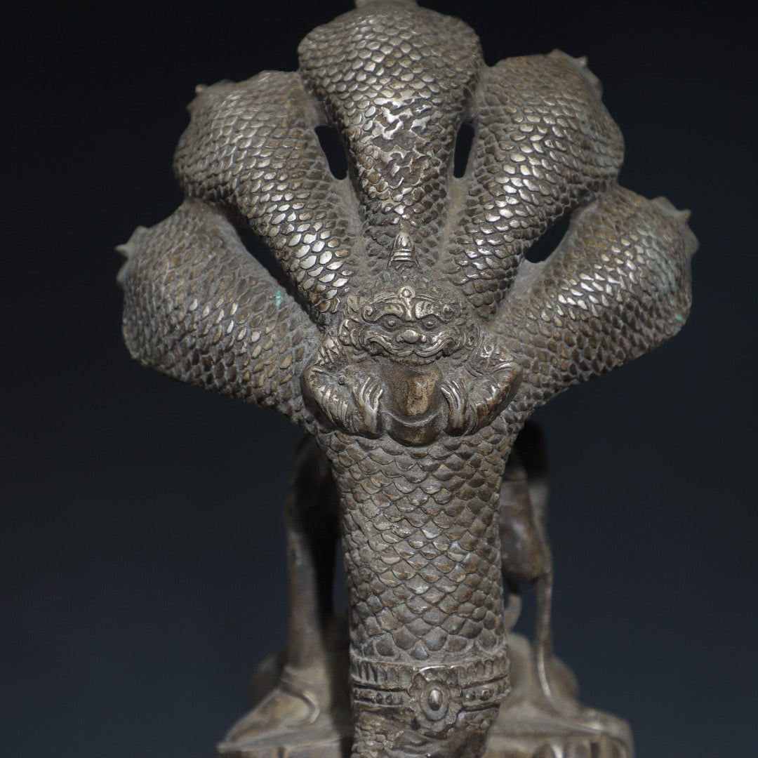 Pure copper Buddha statue