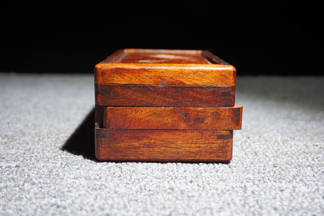 Chinese antique rosewood mechanism box