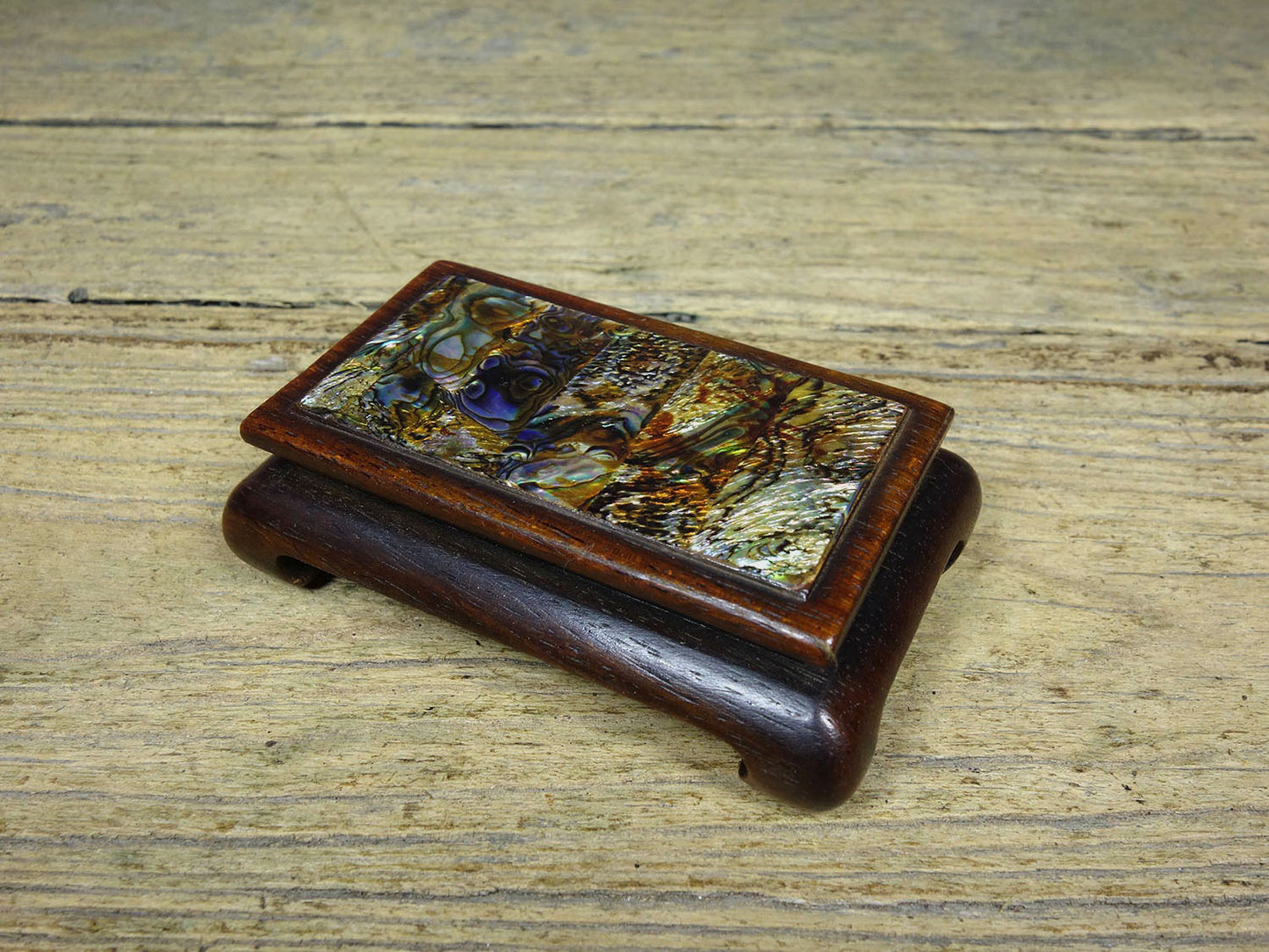 Hua Li Mu Precision Inlaid Colored Shell Long Base