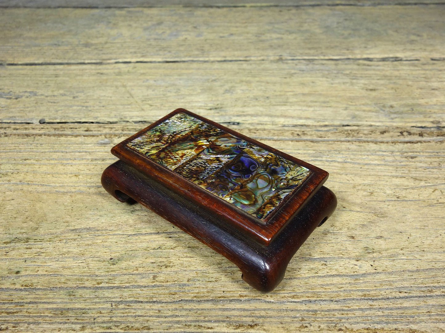 Hua Li Mu Precision Inlaid Colored Shell Long Base