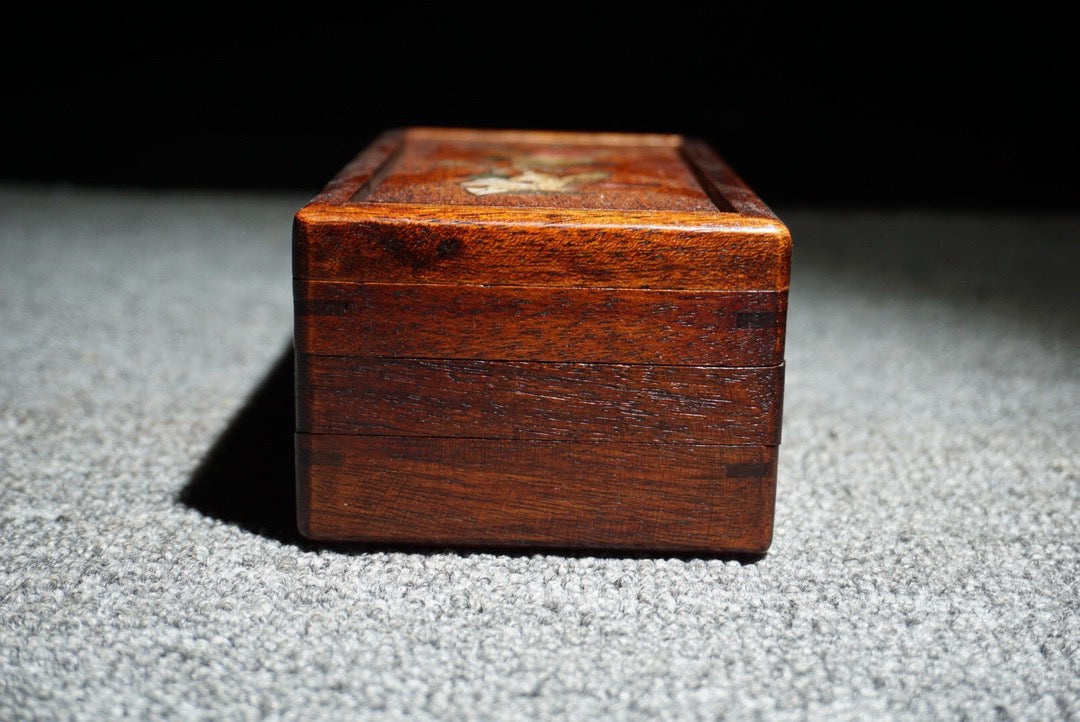 Chinese antique rosewood mechanism box