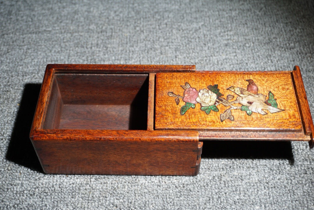 Chinese antique rosewood mechanism box