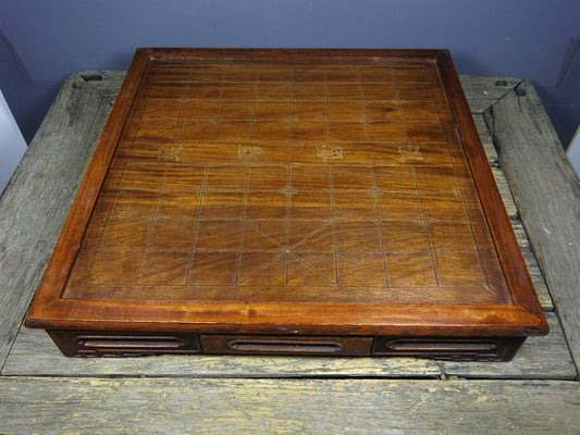 Pear wood precision double-sided chess table