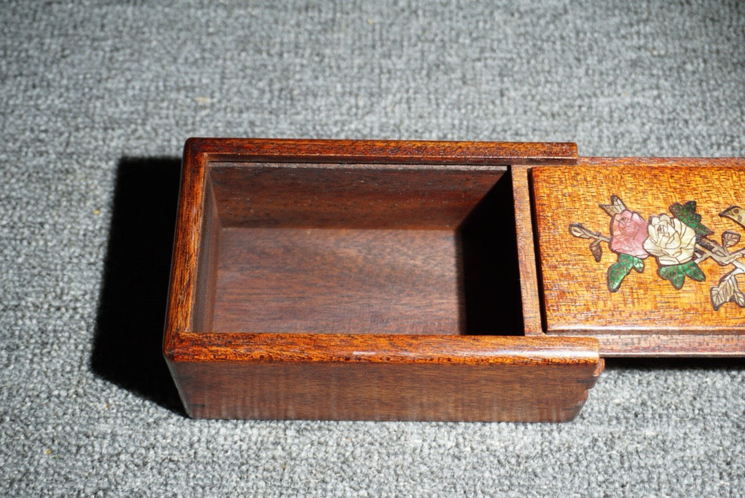 Chinese antique rosewood mechanism box