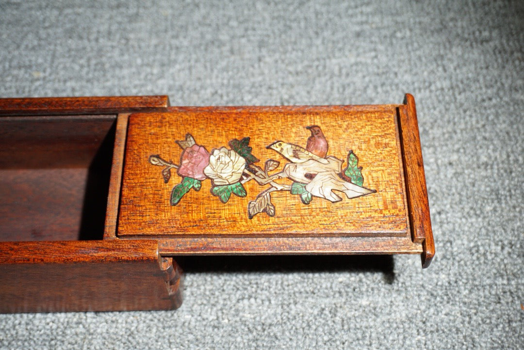 Chinese antique rosewood mechanism box