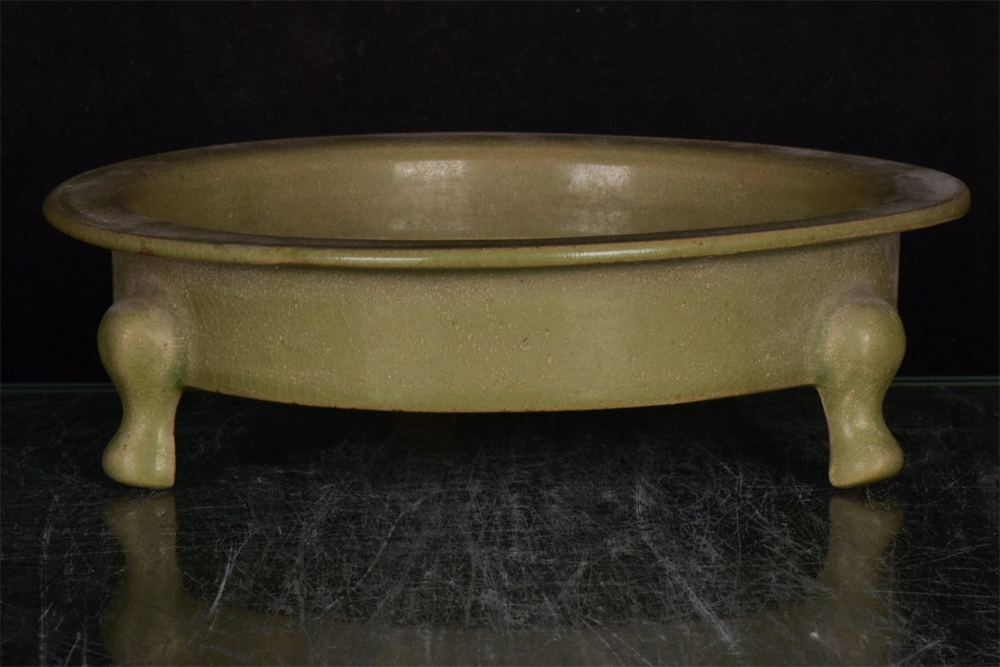Chinese Antique Relief Three legged Wash