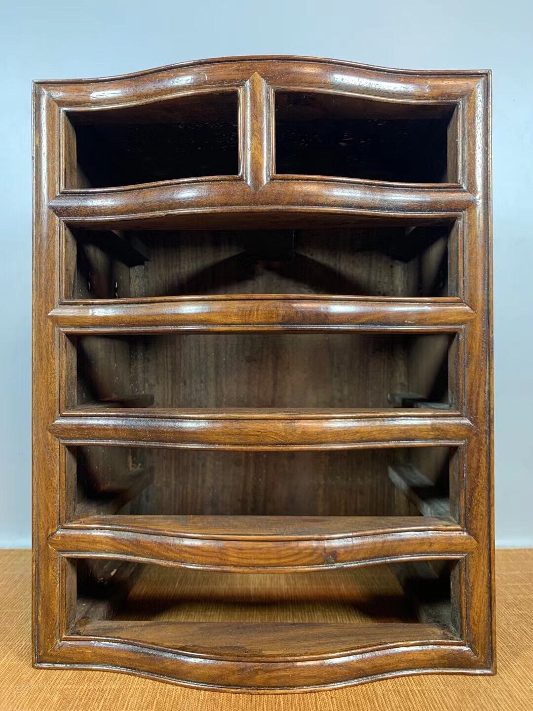 Chinese antique rosewood six bucket cabinet