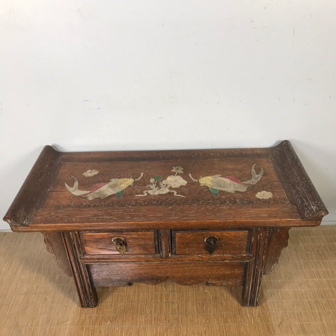 Chinese antique rosewood strip case