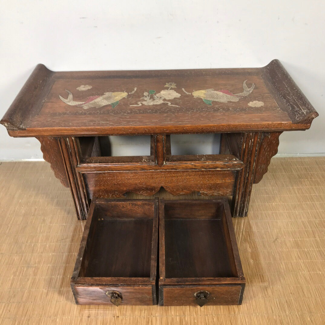Chinese antique rosewood strip case