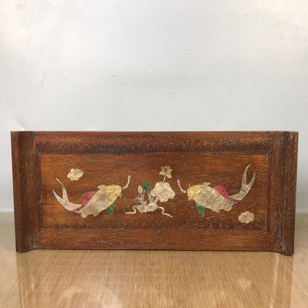 Chinese antique rosewood strip case