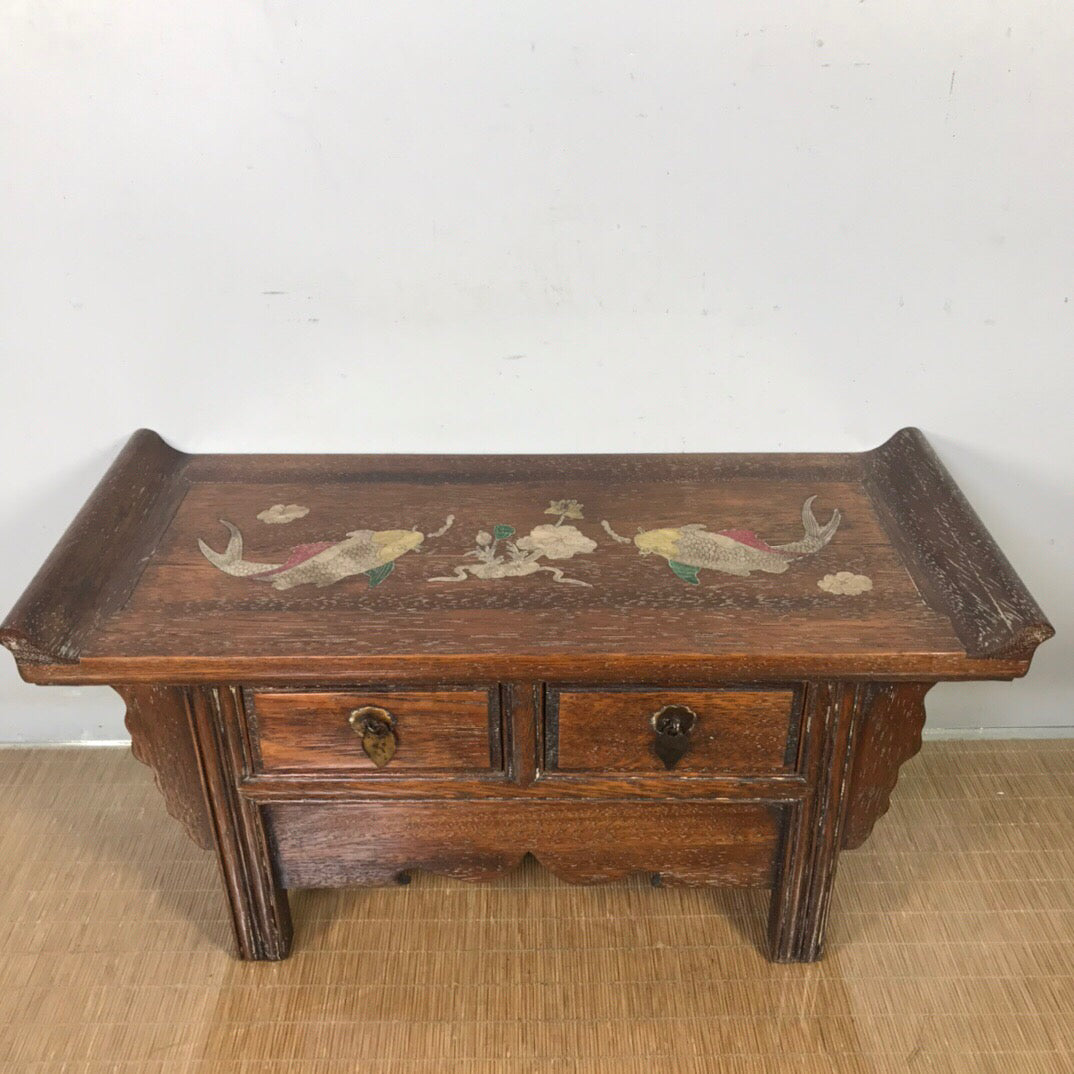 Chinese antique rosewood strip case