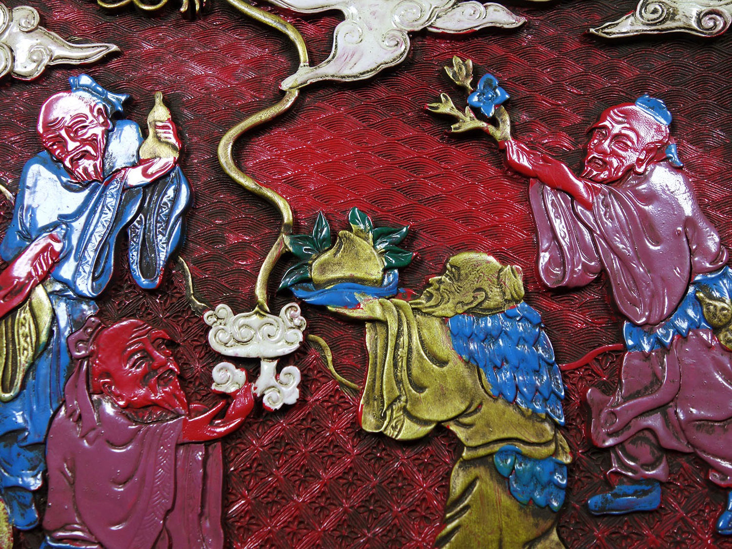 Lacquerware Plate Appreciation Plate Offering Longevity Picture