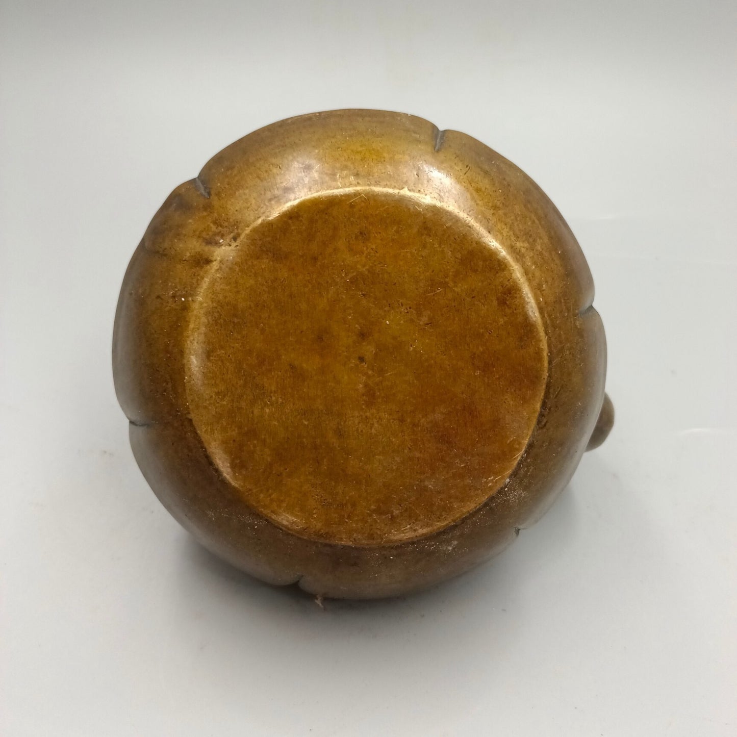 Chinese Antique Plum Orchid Bamboo Chrysanthemum Lifting Beam Pot Copper Wine Pot