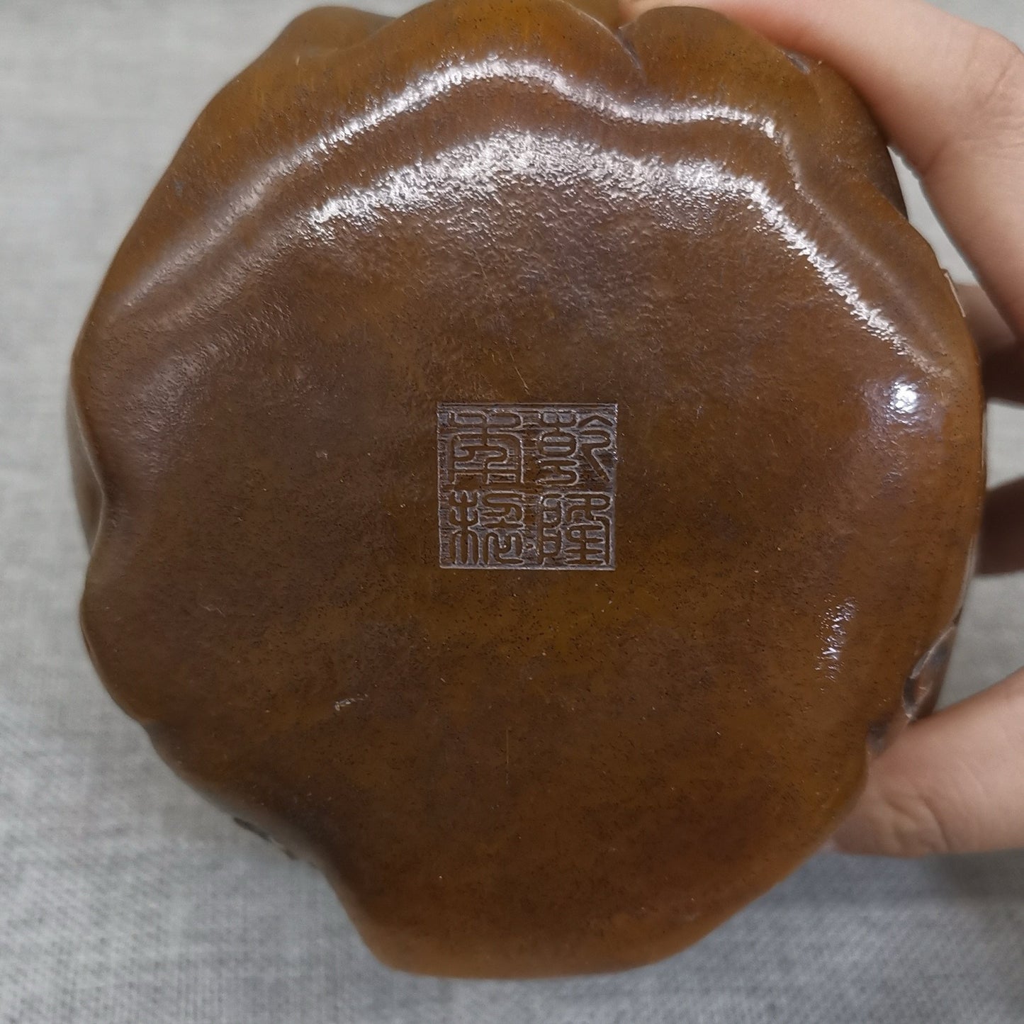 Cowhorn teapot