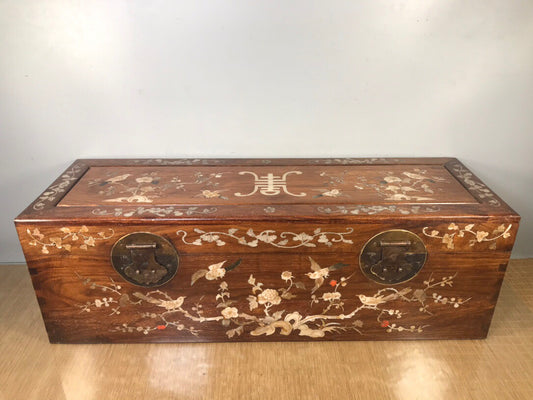 Chinese antique rosewood painting box