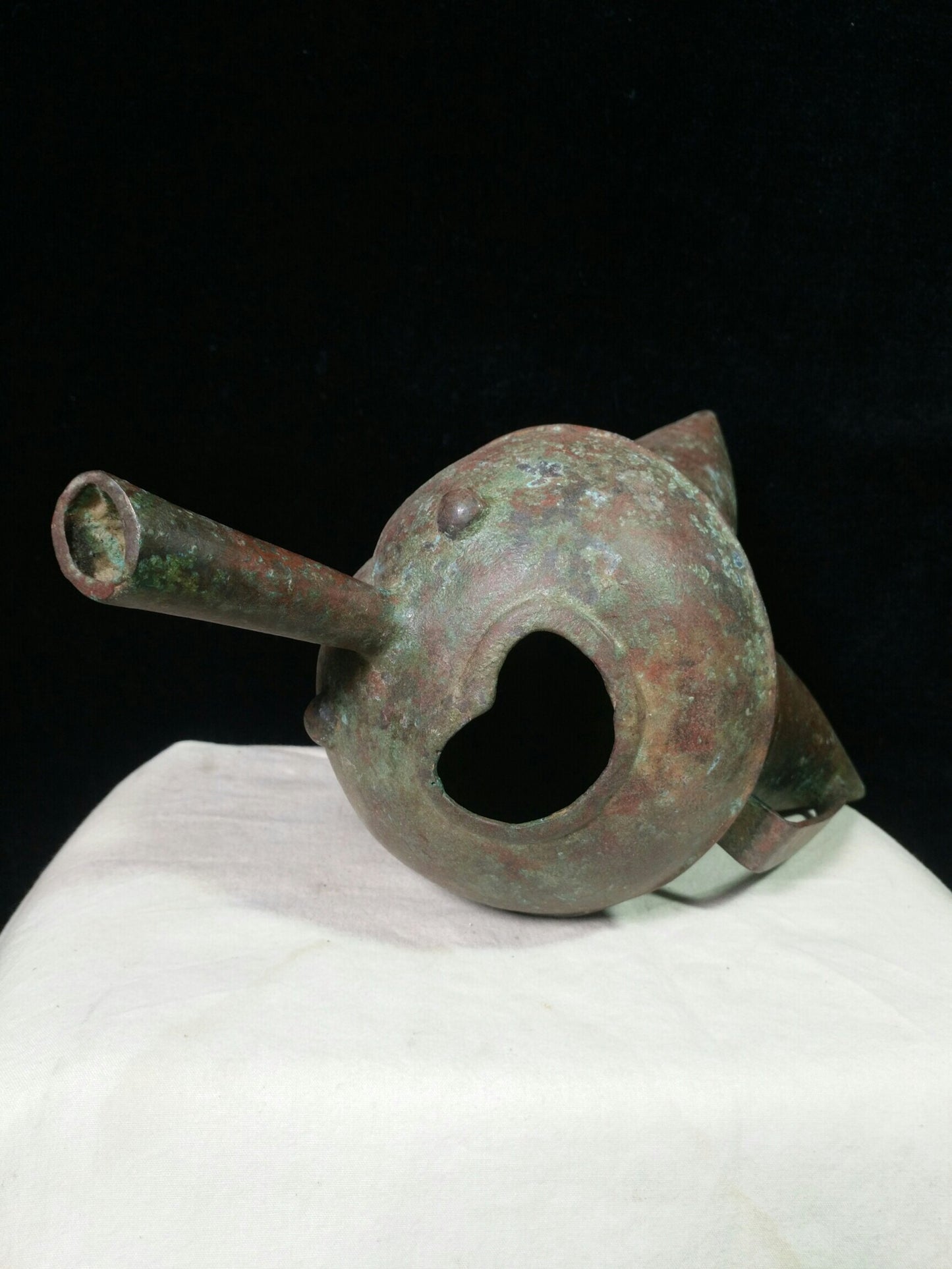 Chinese antique bronze "Three legged spear"