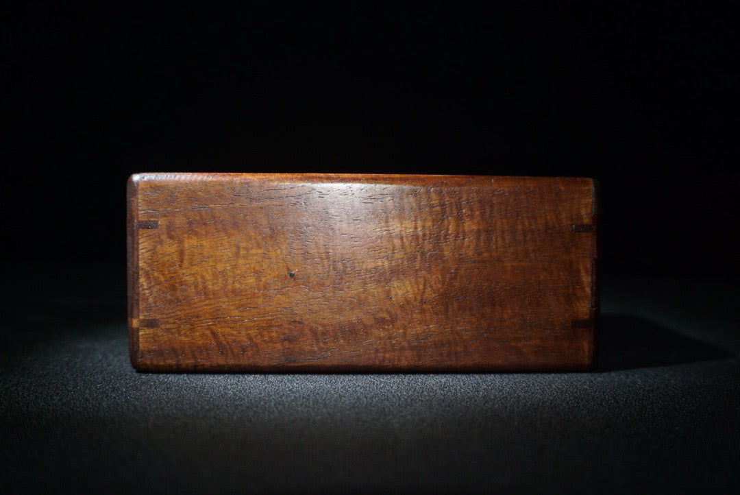 Chinese antique rosewood mechanism jewelry box