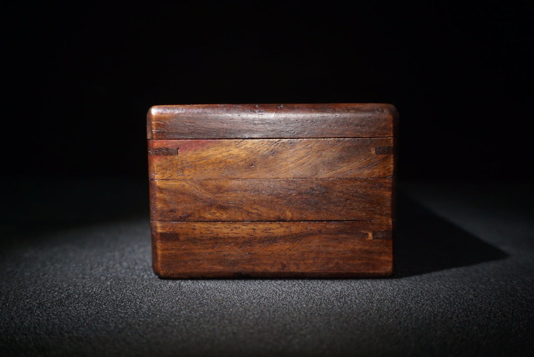 Chinese antique rosewood mechanism jewelry box